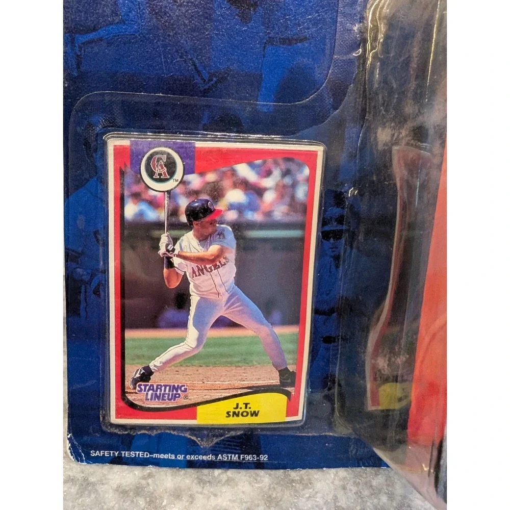 Starting‎ Lineup 1994 J.T. Snow California Angels Vtg Figure & Baseball Card